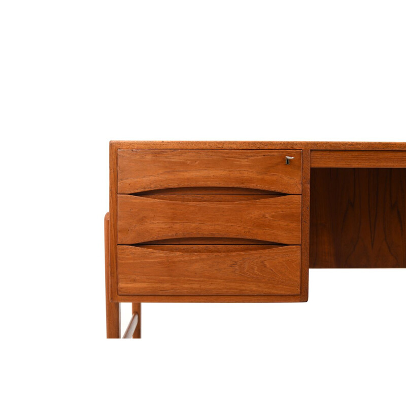 Vintage Teak Desk Modern by  Arne Vodder, Danish 1960s