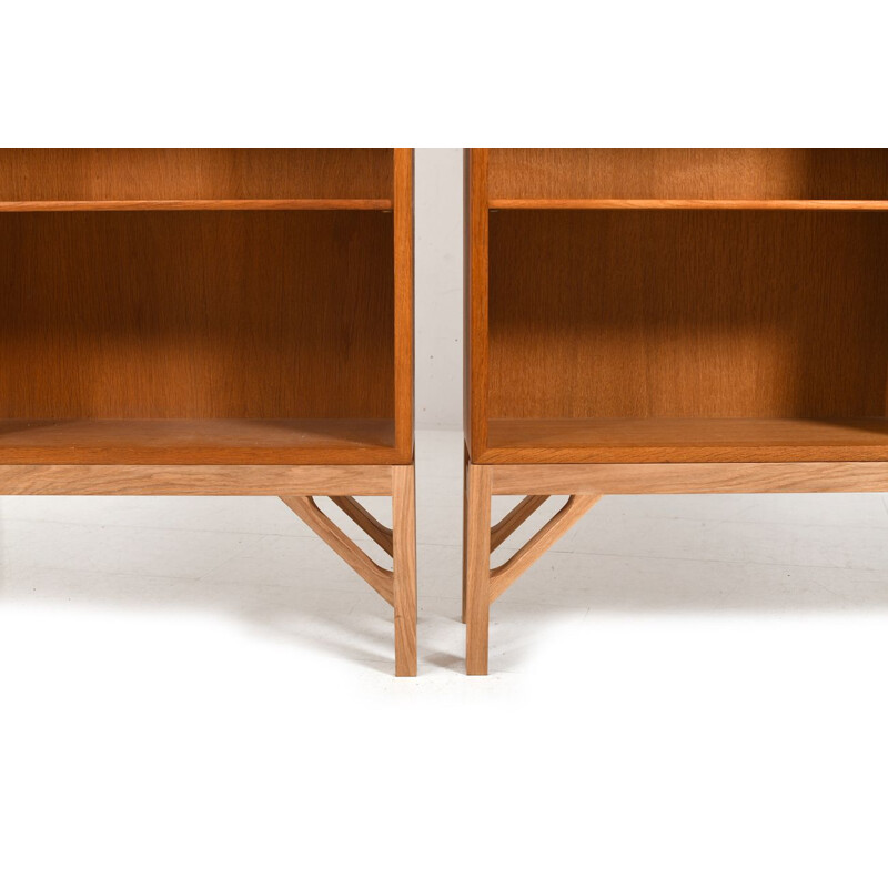 Pair of vintage Book Cases Model 152 by Borge Mogensen for FDB Mobler, Denmark 1960s