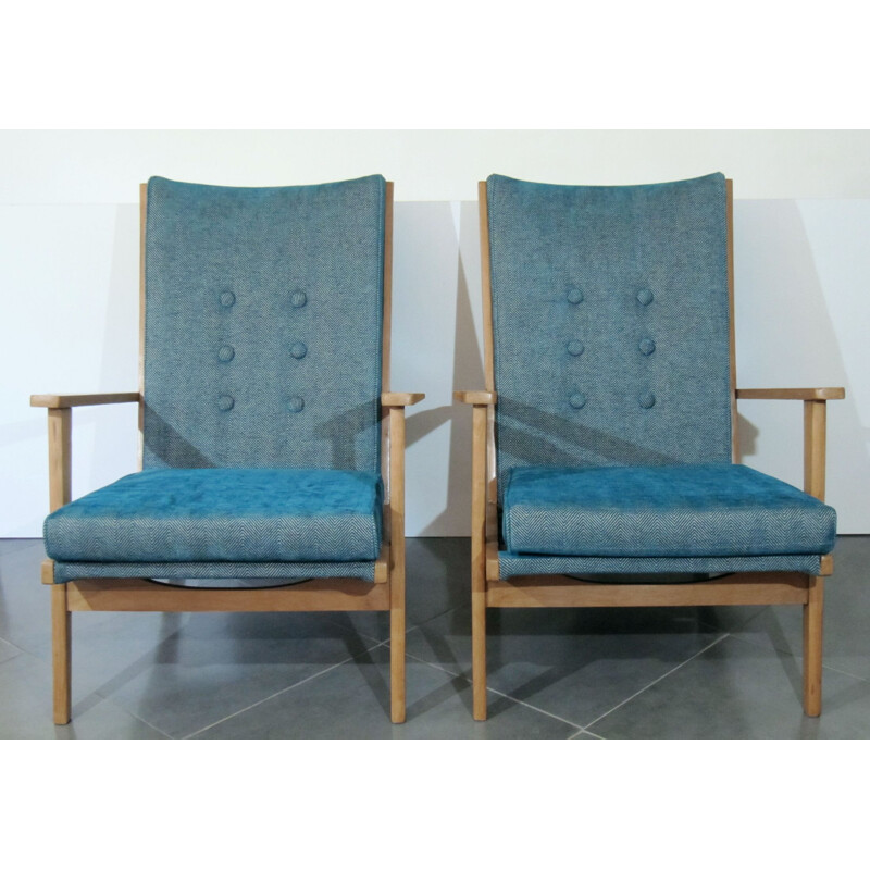 Paire de fauteuils vintage de Parker Knool, Britannique 1950