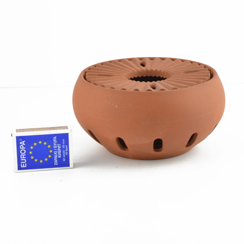 Vintage ceramic tealight heater by Ceramano Keramik, Germany 1980s