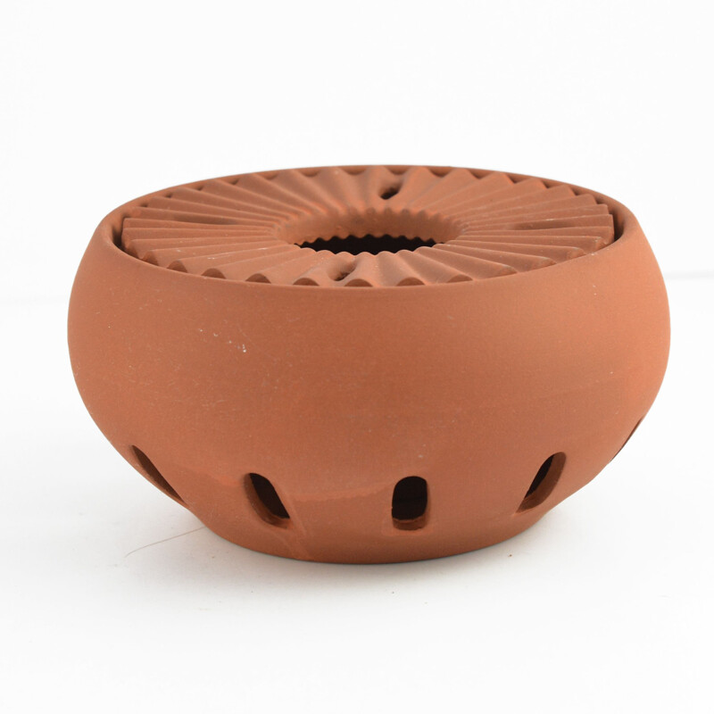 Vintage ceramic tealight heater by Ceramano Keramik, Germany 1980s