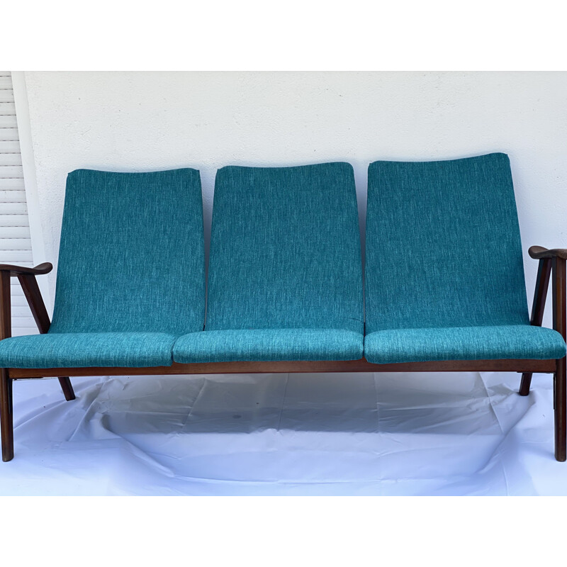 Vintage Louis Van Teeffelen Sofa and Arm Chair