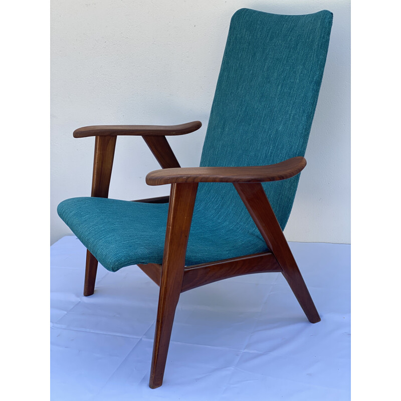 Canapé et fauteuil vintage Louis Van Teeffelen