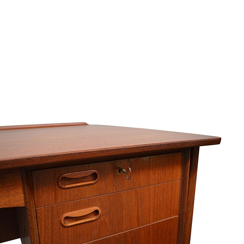 Vintage modern teak desk by Svend Aage Madsen for H.P Hansen, Danish