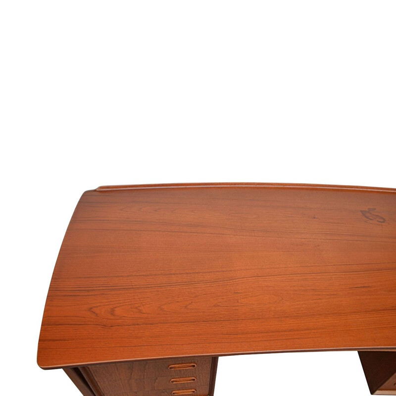 Vintage modern teak desk by Svend Aage Madsen for H.P Hansen, Danish