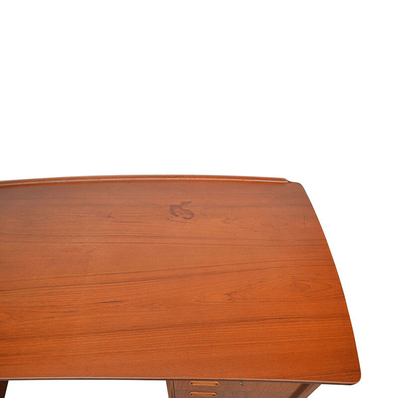 Vintage modern teak desk by Svend Aage Madsen for H.P Hansen, Danish