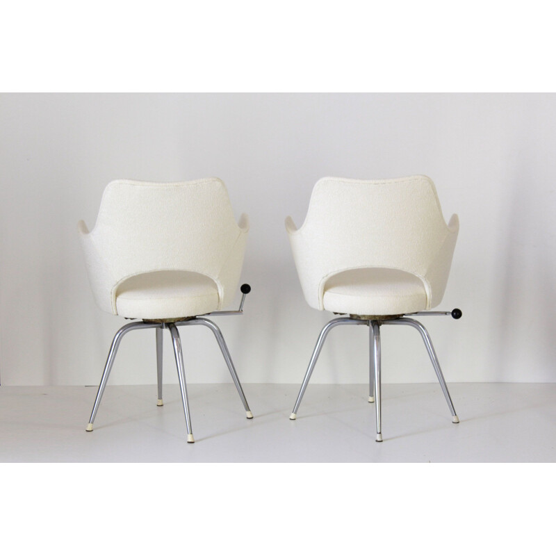 Pair of vintage swivel chairs 1960s
