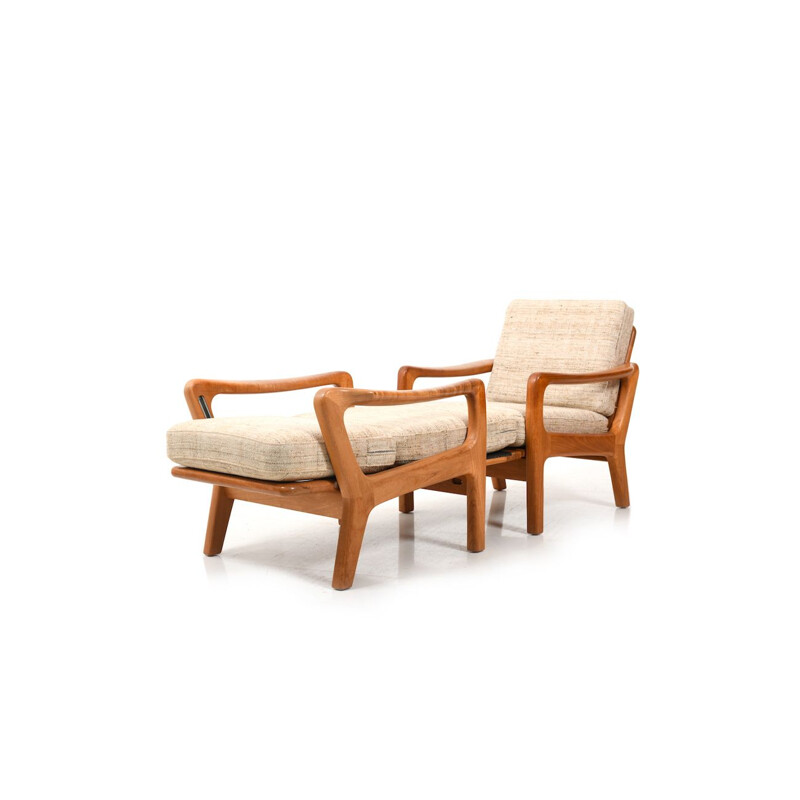 Vintage Easychairs Daybed by Jens-Juul Christensen for JK, Denmark 1970s