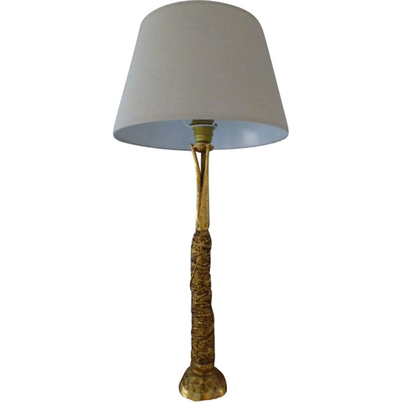 Lampada vintage in bronzo di Pierre Casenove 1994