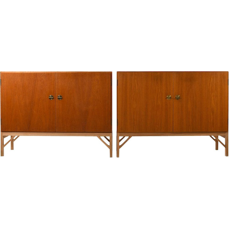 Pair of vintage Cabinets Model 232 by Borge Mogensen for FDB Mobler 1965s
