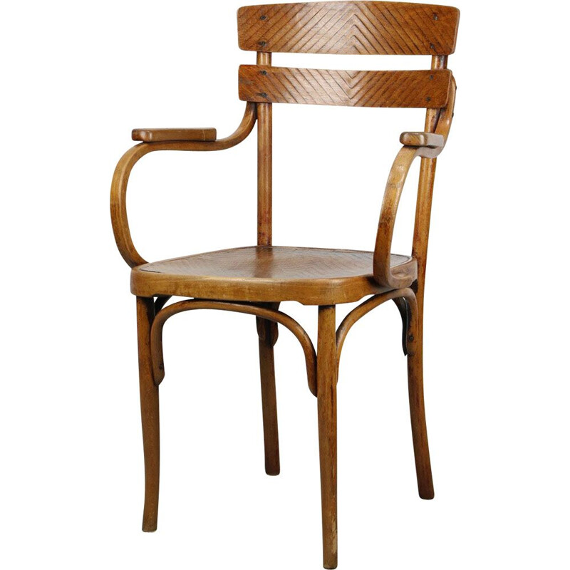 Vintage Bentwood Armchair by Michael Thonet