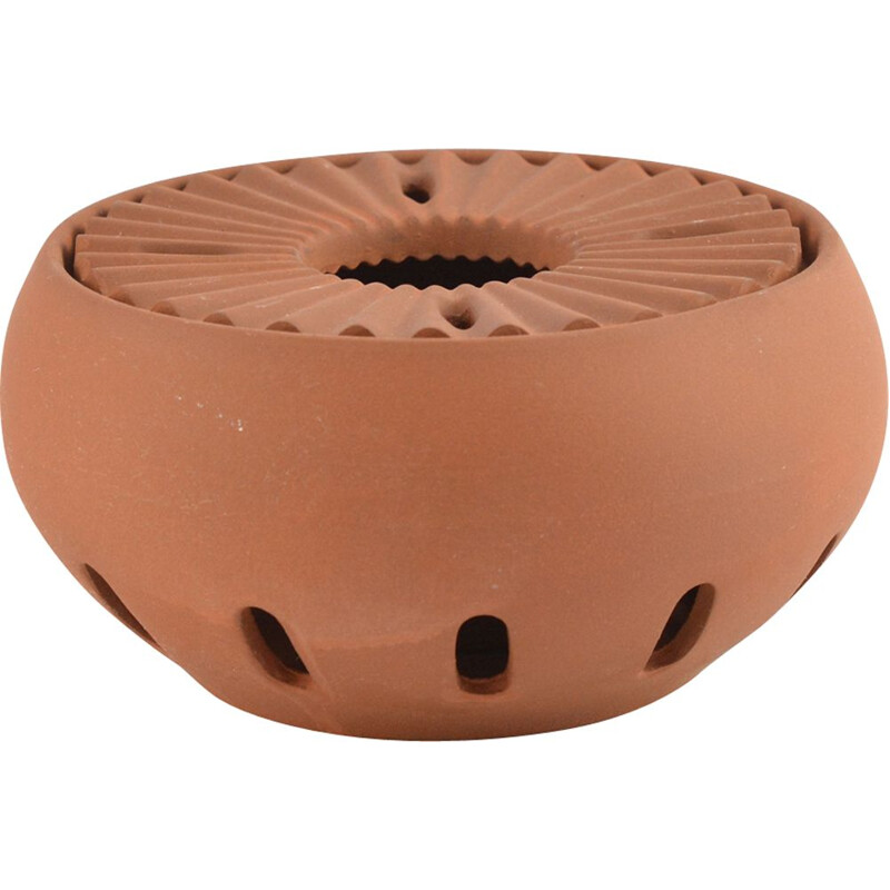 Vintage ceramic tealight heater by Ceramano Keramik, Germany 1980s