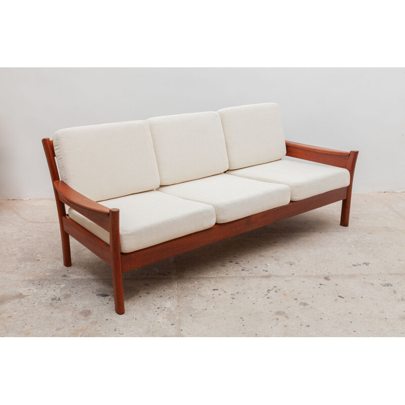 Vintage Dyrlund Three-Seat Sofa, Denmark 1950s