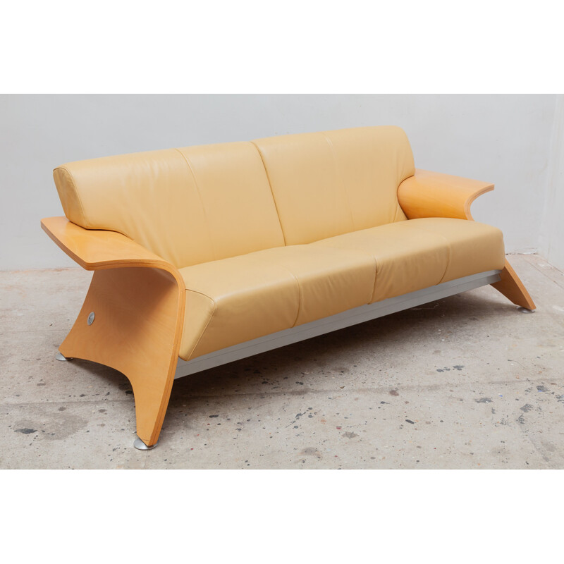 Vintage Postmodern two-seat sofa 1980s