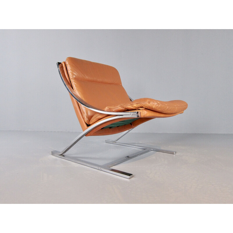 Vintage Zeta lounge chair by Paul Tuttle for Strässle International 1968