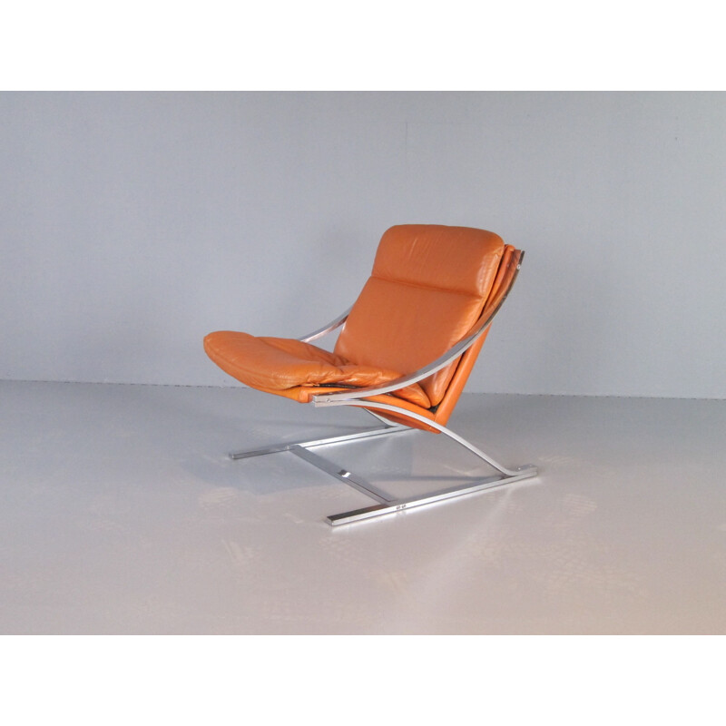 Vintage Zeta lounge chair by Paul Tuttle for Strässle International 1968