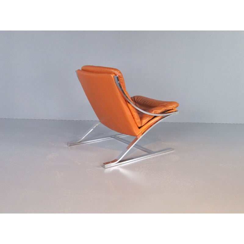 Fauteuil lounge vintage Zeta de Paul Tuttle pour Strässle International 1968