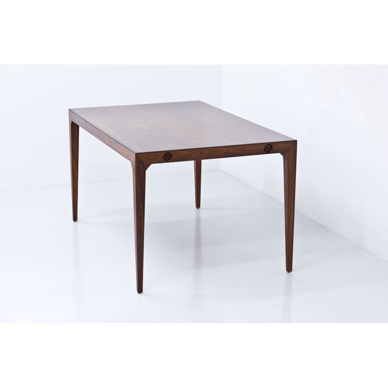 Vintage rosewood dining table by Poul Hundevad & Kai Winding, Danish 1950