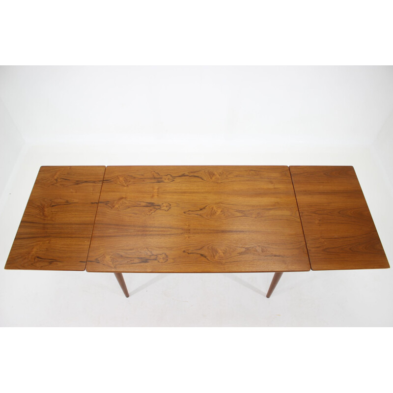 Vintage extendable teak dining table Nr 51 by Omann Jun, Denmark 1960