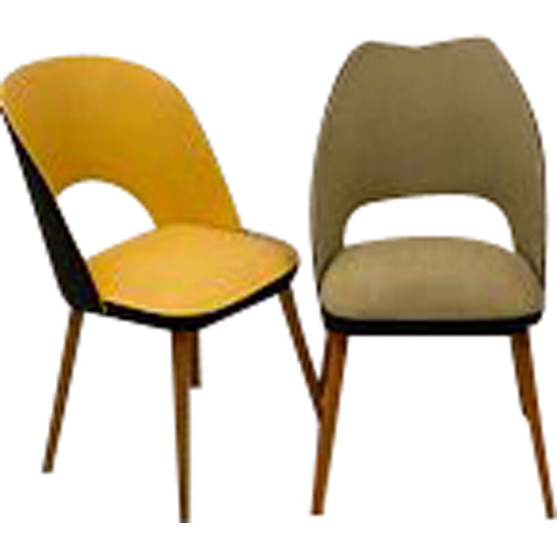 Paar vintage Thonet stoelen 1950