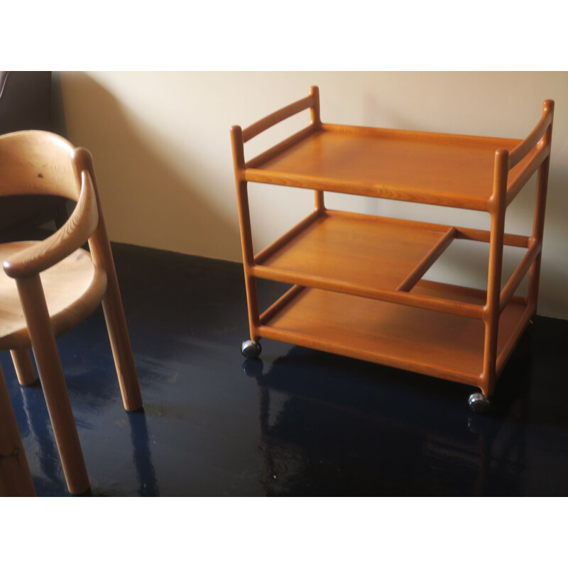 Vintage Teak Trolley by Johannes Andersen for CFC Silkeborg 1930s