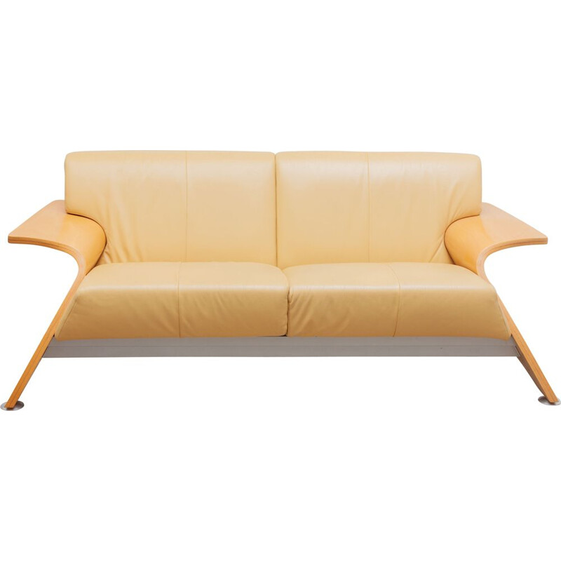 Postmodernes Vintage-Zweisitzersofa 1980