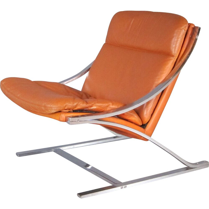 Vintage Zeta lounge chair by Paul Tuttle for Strässle International 1968