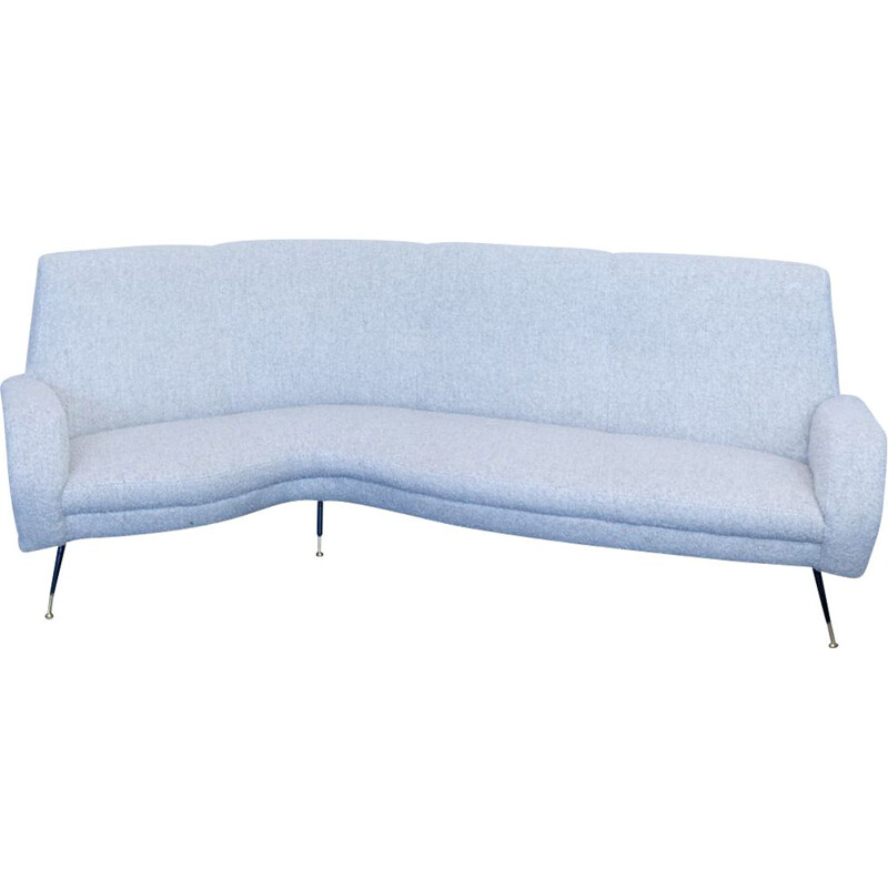 Geschwungenes Vintage-Sofa von Gigi Radice für Minotti 1960