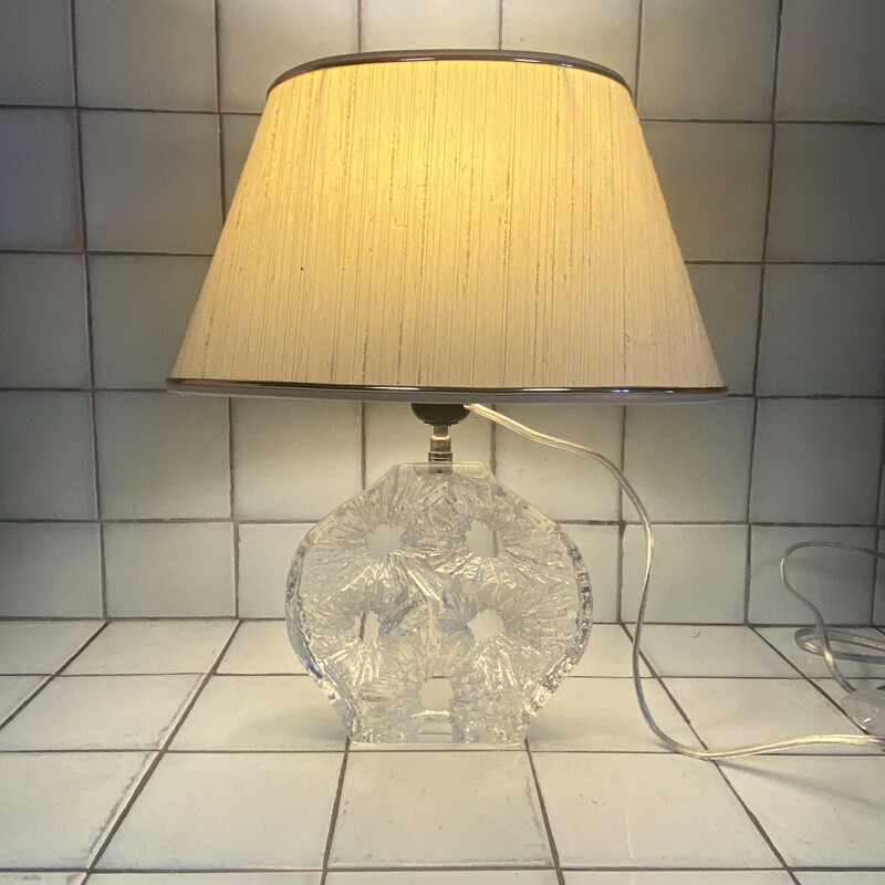 Vintage Daum lamp 1970s