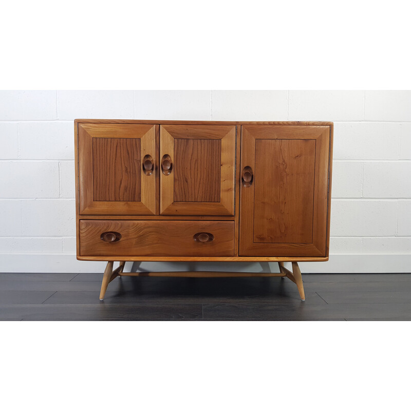 Vintage Leg Sideboard by Ercol Splay 1960s