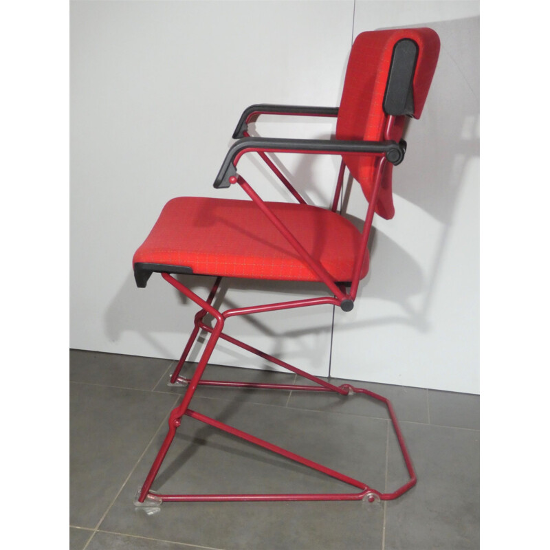 Vintage Giroflex armchair by Albert Stoll Fils 1970