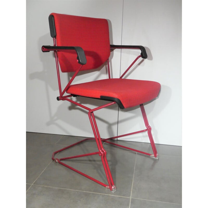 Vintage Giroflex armchair by Albert Stoll Fils 1970