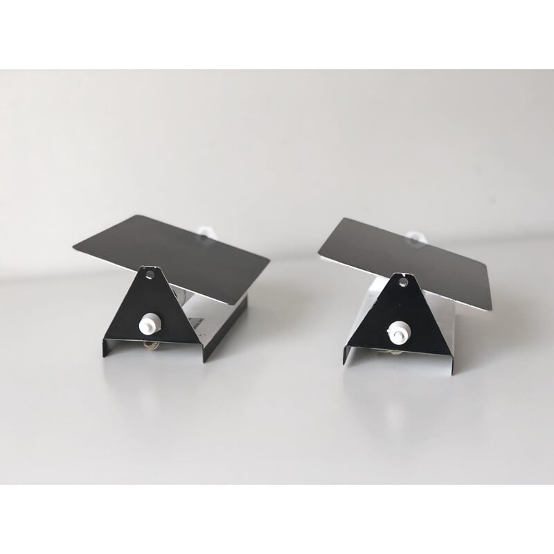 Vintage CP1 wall lights from Les Arcs by Charlotte Perriand for Steph Simon 1960s