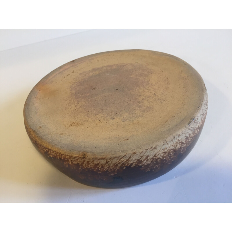 Large vintage ashtray in stoneware