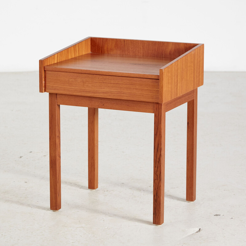 Vintage Teak Nightstand, Danish 1960s