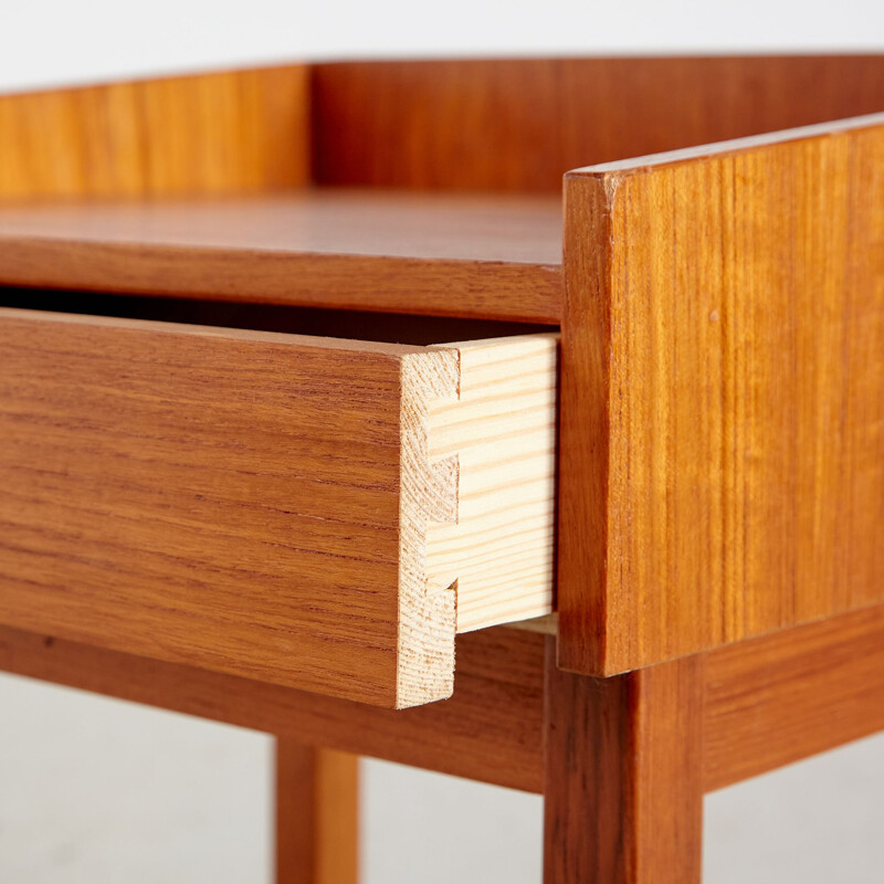 Vintage Teak Nightstand, Danish 1960s