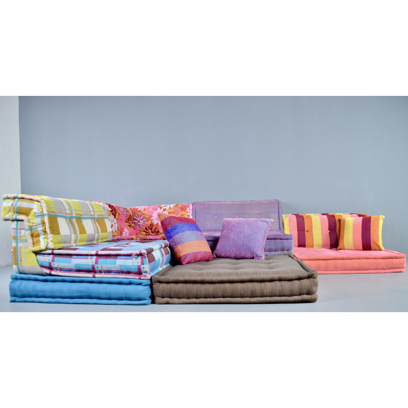 Vintage Mah Jong modular sofa in fabric by Roche Bobois