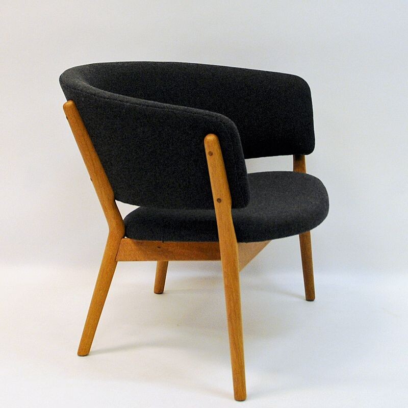 Vintage Oak Easy Chair mod ND83 by Nanna Ditzel, Denmark 1950s