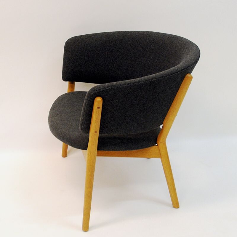 Vintage Oak Easy Chair mod ND83 by Nanna Ditzel, Denmark 1950s