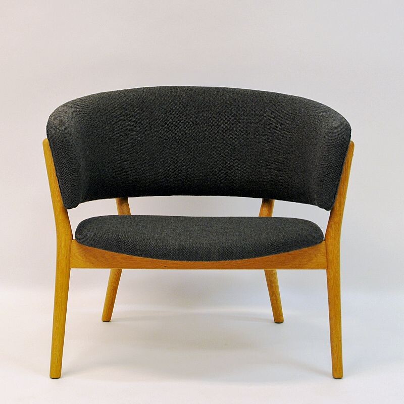 Vintage Oak Easy Chair mod ND83 by Nanna Ditzel, Denmark 1950s