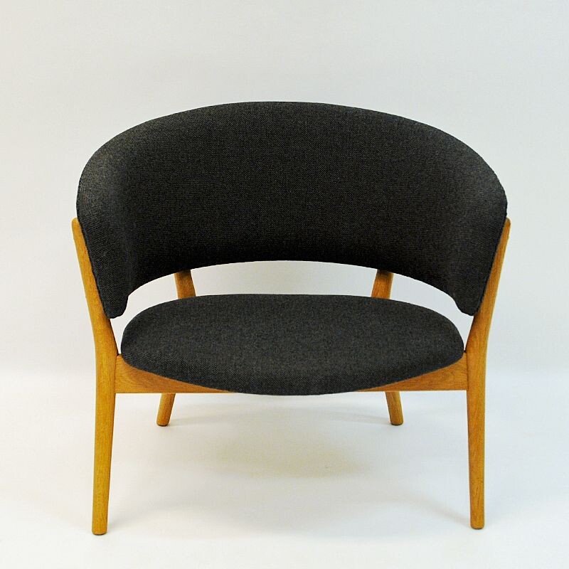 Vintage Oak Easy Chair mod ND83 by Nanna Ditzel, Denmark 1950s