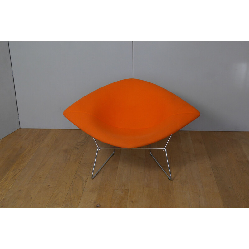 Vintage Grand Diamond armchair by Harry Bertoia for Knoll 1980s