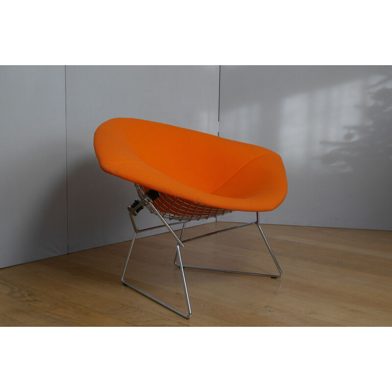 Vintage Grand Diamond armchair by Harry Bertoia for Knoll 1980s