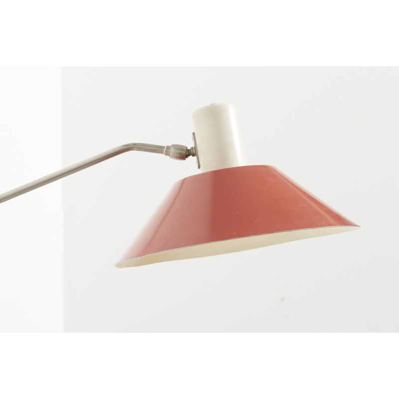 Vintage Adjustable Wall Lamp Model 7078 by J.J.M. Hoogervorst for Anvia, Netherlands 1958