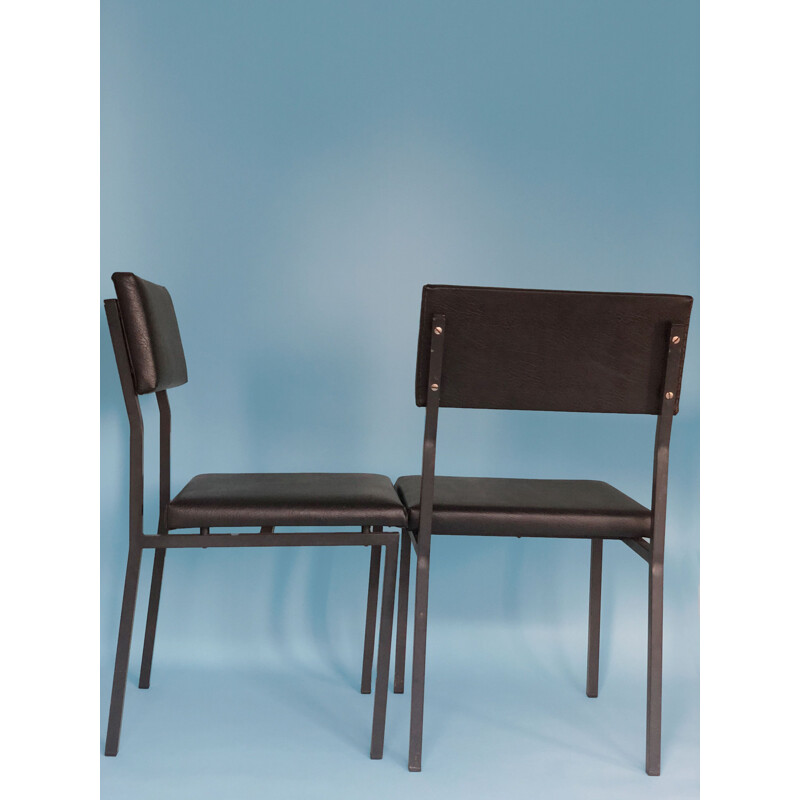 Set of 4 vintage chairs by Gijs van der Sluis, Netherlands 1990