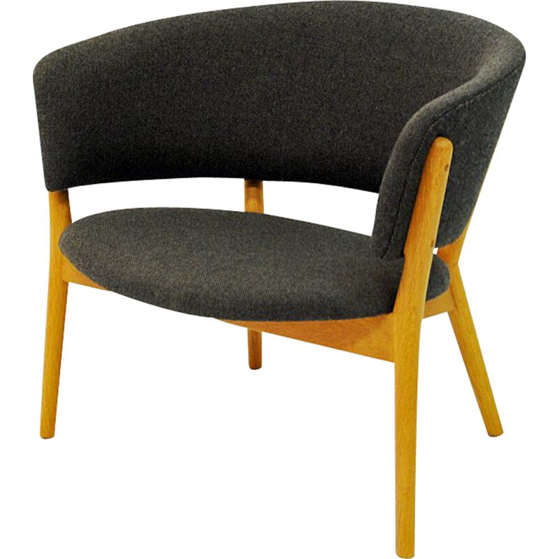 Vintage Oak Easy Chair mod ND83 by Nanna Ditzel, Denmark 1950s