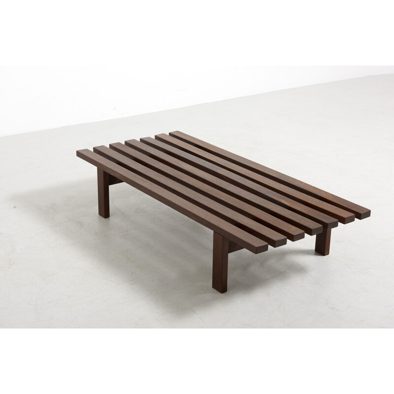 Vintage Slat Bench Model BZ72 by Martin Visser for the Stedelijk Museum Amsterdam, Netherlands 1961s