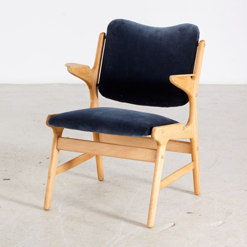 Vintage Oak Armchair by Arne Hovmand-Olsen for A. R. Klingenberg & Son 1950s