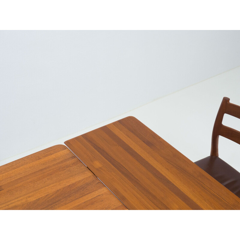 Vintage "Model 84" teak dining set by Niels Otto Moller & J.L. Moller Mobelfabrik, Denmark