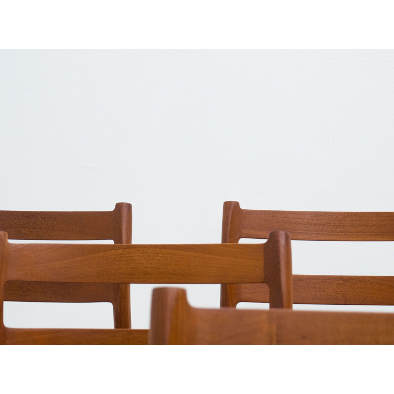 Vintage "Model 84" teak dining set by Niels Otto Moller & J.L. Moller Mobelfabrik, Denmark